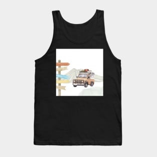 Lets travel in my truck Tank Top